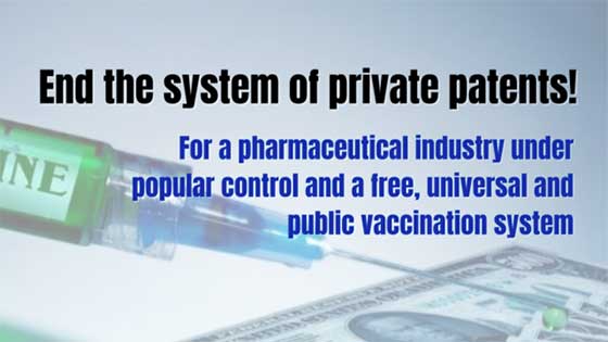 end the system of private patents