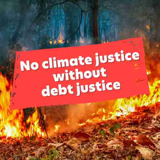 No climate justice without debt justice